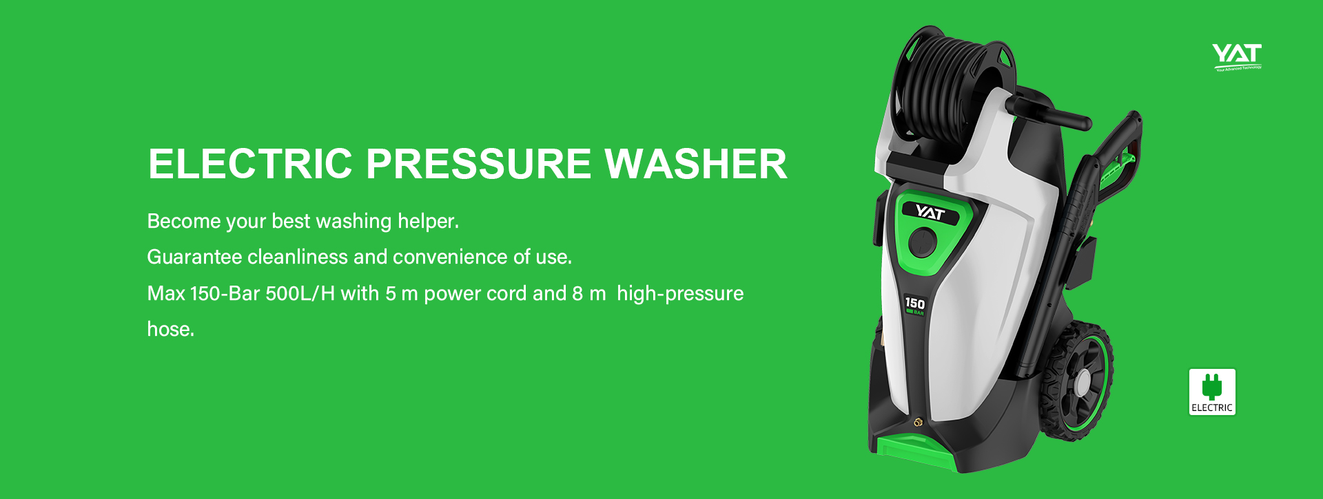 150Bar High Pressure Washers